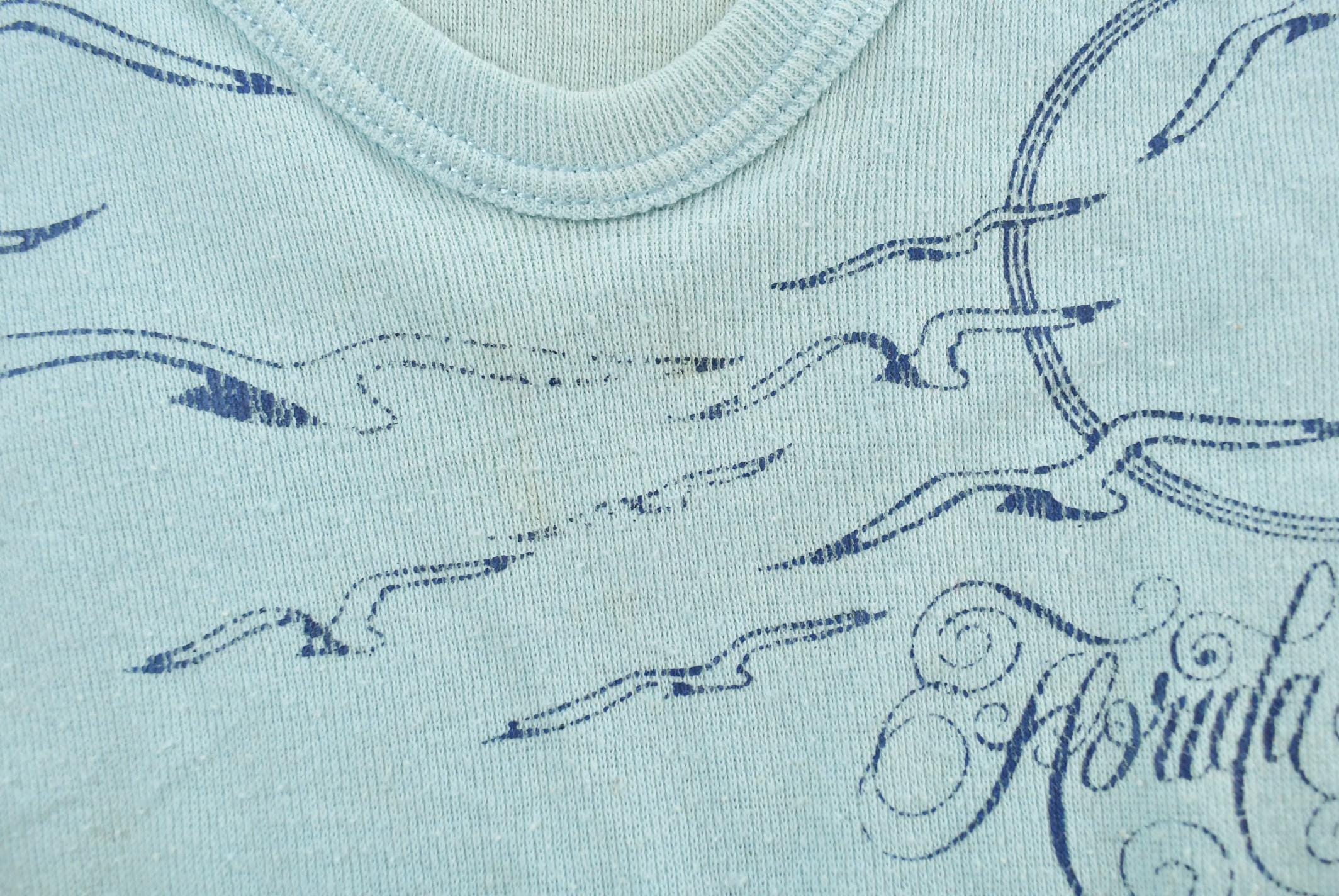 Vintage 1970s Florida Seagulls Souvenir T Shirt Baby Tee Womens S