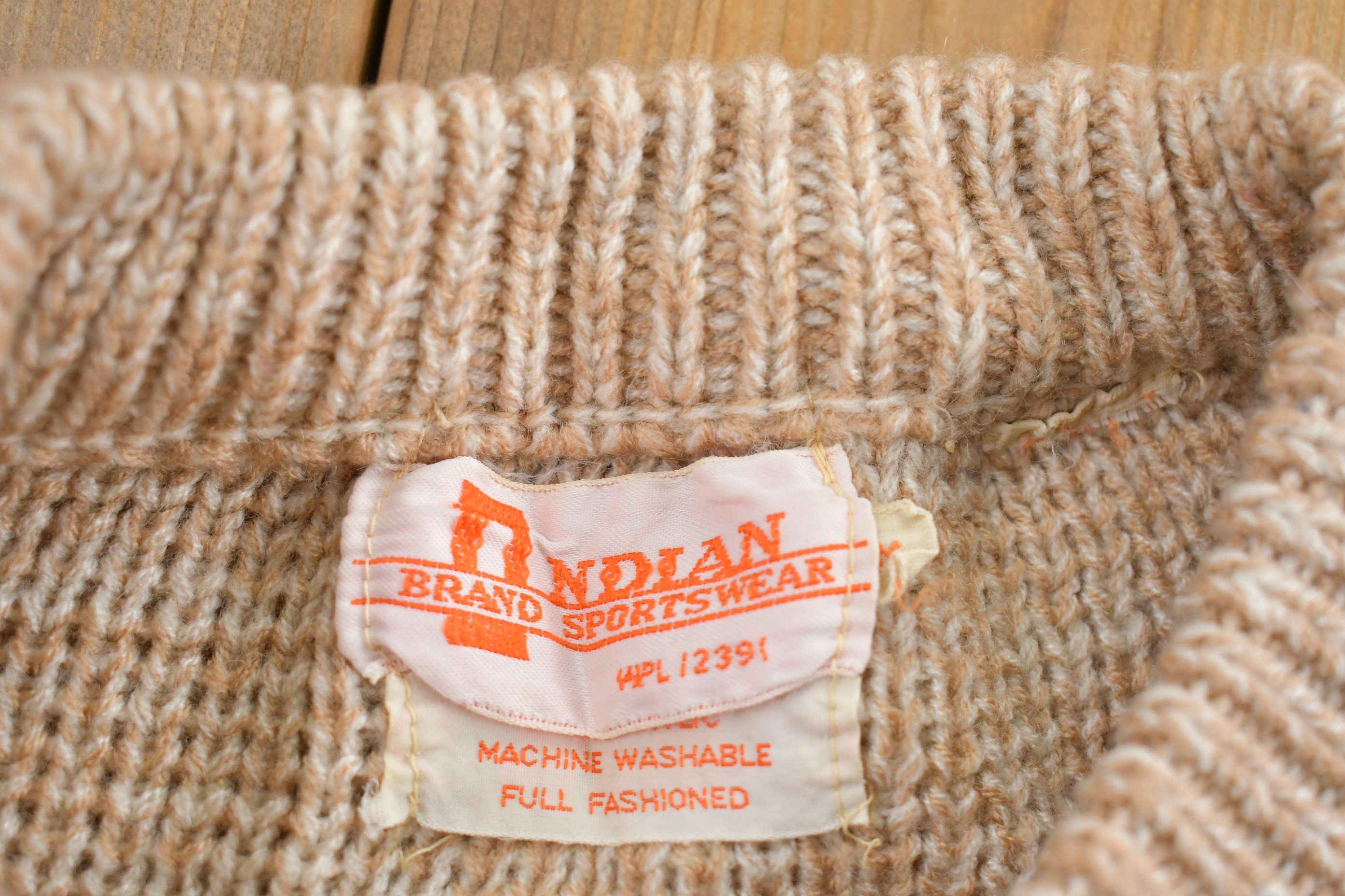 Vintage 1980s Cable Knitted Sweater