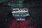 Vintage 1990s White Sierra Fleece Zip Up Sweater