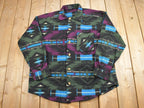 Vintage 1990s Santana Aztec Fleece Sweater