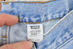 Vintage 1990s Levi Strauss 550 Red Tab Denim Jeans Size 32 x 32 relaxed Fit