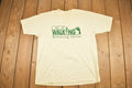 Vintage 1990s Crop Walking Graphic T Shirt