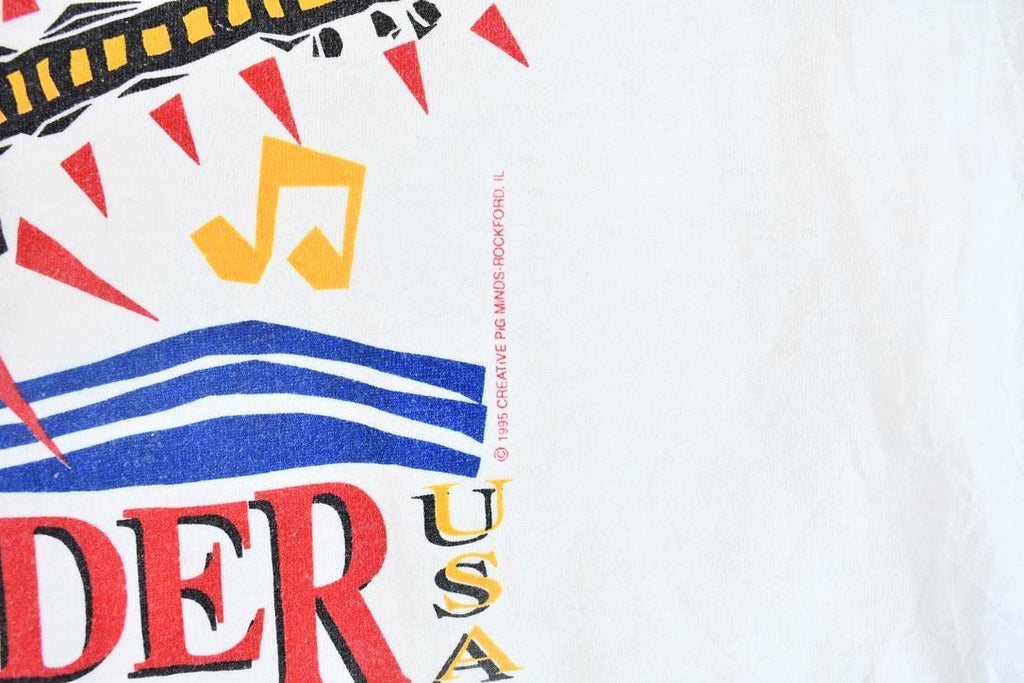 Vintage 1995 Lake Geneva Wisconsin Country Thunder Concert Single Stitch Graphic T-Shirt