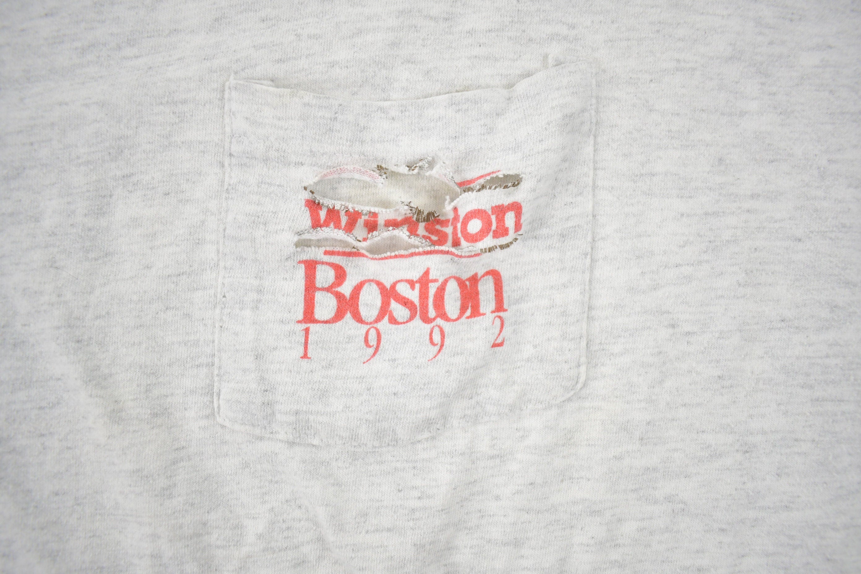 Vintage 1990s Winston Boston 1992 Souvenir T Shirt