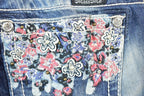 Vintage Y2K Miss Me Bedazzled Low Rise Jeans Size 26x31