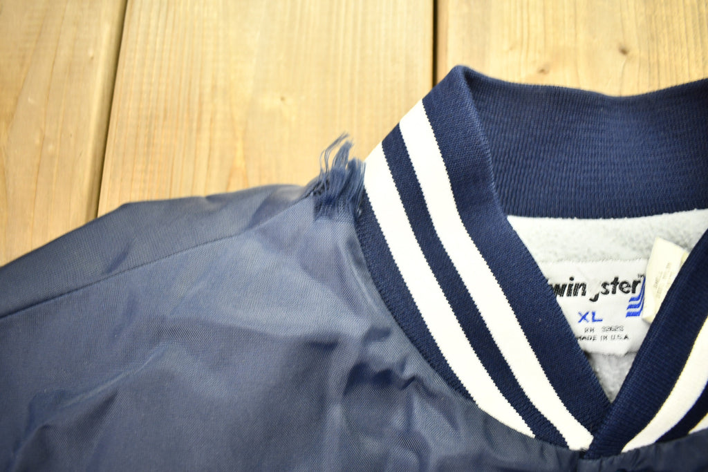 Vintage 1980s Good Year Swingster Satin Bomber Jacket