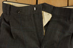 Vintage 1980s Levi's Pleated Plaid Pants Size 29 x 28