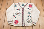 Vintage 1980s Northern Reflections Christmas Knitted Sweater