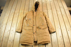 Vintage 1980s Down Full Zip Parka Puffer Jacket Men's L