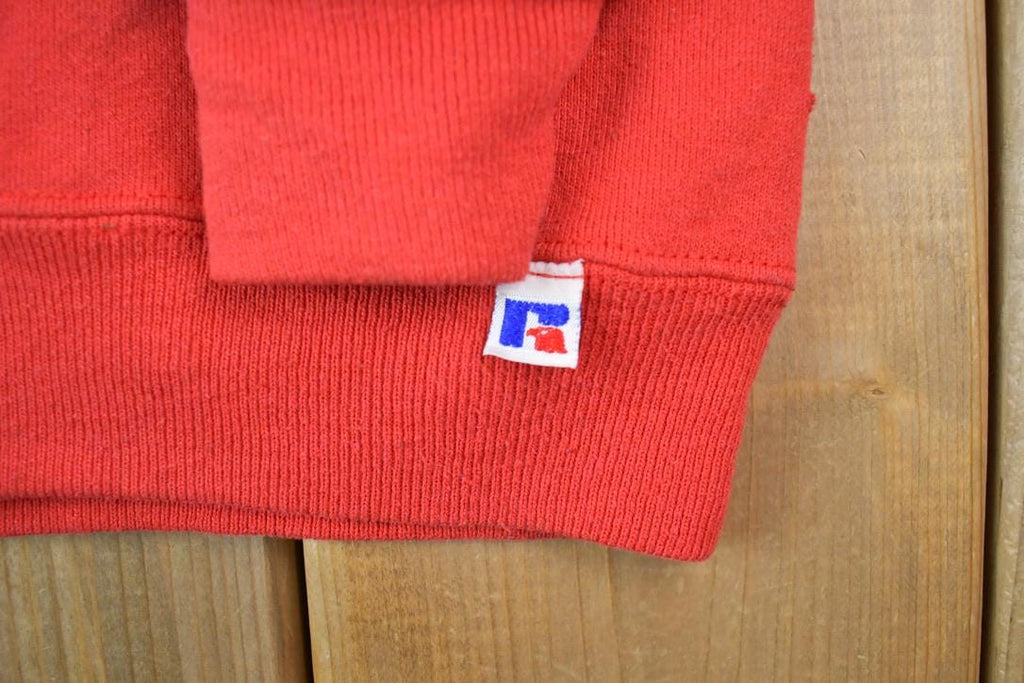 Vintage 1990s Neiman Marcus Russell Crewneck Sweatshirt / 90s Crewneck / Made In USA / Streetwear / Embroidered