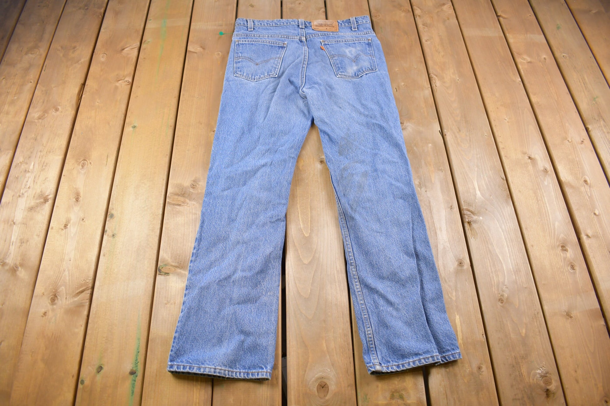 True Vintage 1970s Levi's Orange Tab Jeans Size 32 x 31
