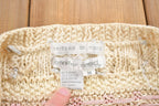 Vintage 1990s Jennifer Reed Hand Knitted Cardigan Sweater