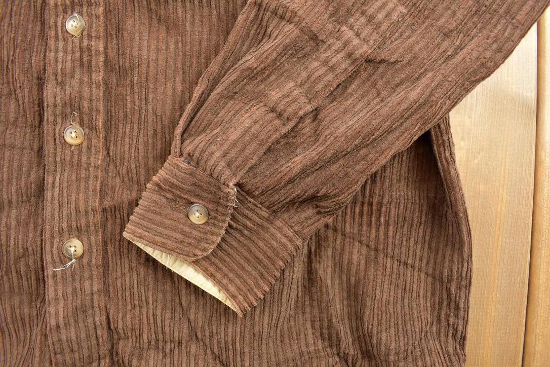 Vintage 90's Claybrooke Outdoors Corduroy Button Up Shirt