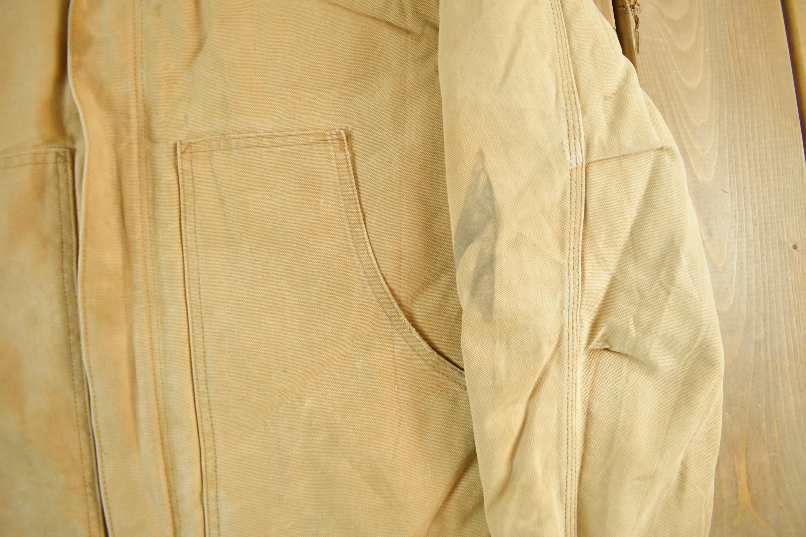 Vintage 1990s Carhartt Hooded Jacket Mens Medium