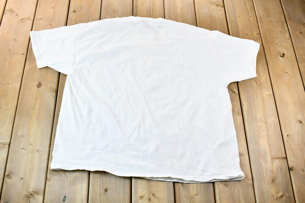 Vintage 1990s Lee Sport Single Stitch Nutmeg Graphic Flower Bouquet T-Shirt