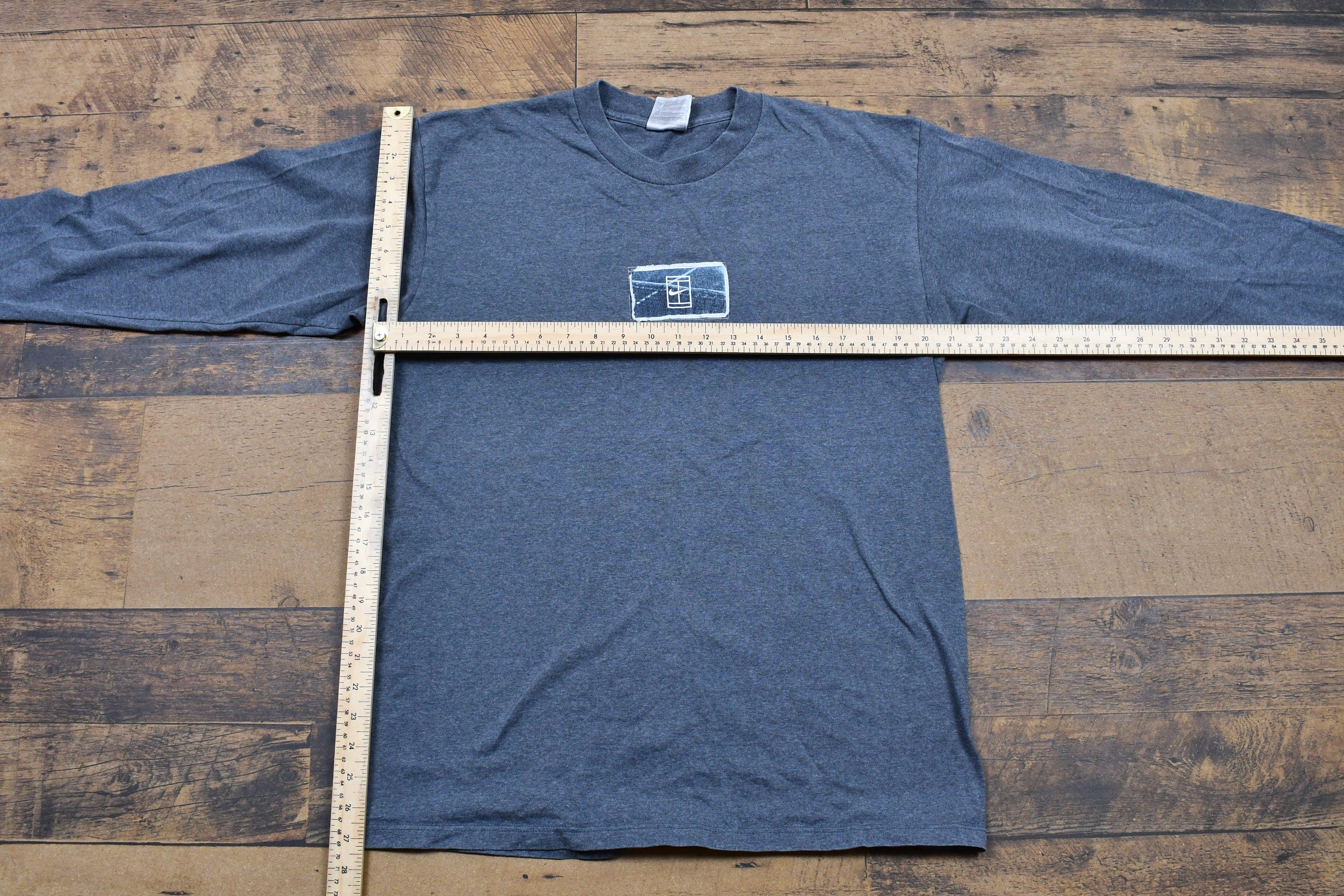 Vintage Nike Mini Swoosh Cut N Sew Long Sleeve T-Shirt