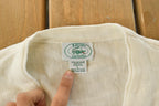 Vintage 1980s Izod Lacoste Knit Cardigan Sweater Men's Large
