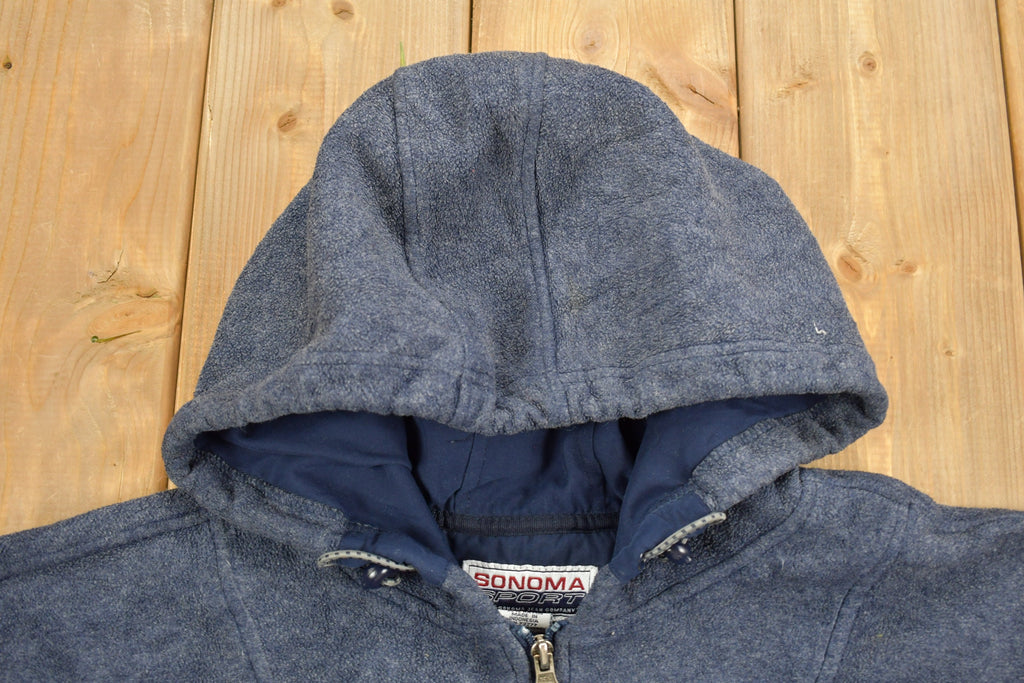 Vintage 1990s Sonoma Sport Quarter Zip Hoodie