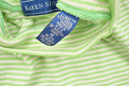 Vintage 1990s Karen Scott Crop Knit Mock Neck Short Sleeve Sweater