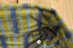 Vintage 1990s Green Plaid Flannel Button Up Shirt