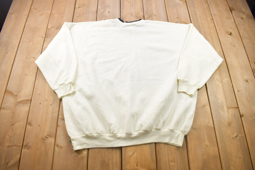 Vintage 1990s Cute Cottage Scene Crewneck Sweatshirt