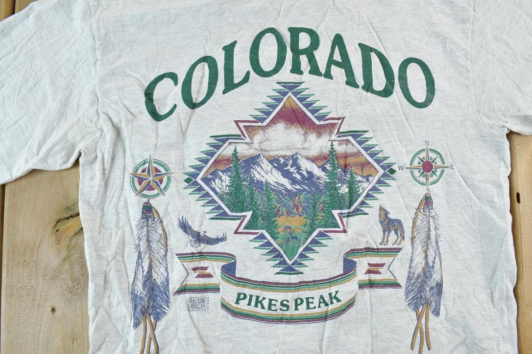 Vintage 1990s Colorado Pikes Peak Single Stitch T-Shirt