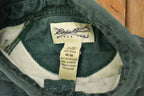Vintage 1990s Eddie Bauer Sun Faded Quarter Button Sweatshirt