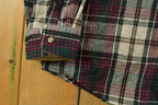 Vintage 1980s Eddie Bauer Wool Flannel Button Up Shirt Men's XL /