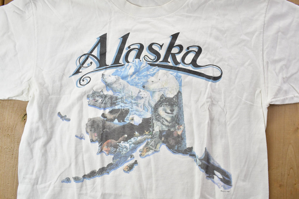 Vintage 1990s Alaska Lee Total Cotton Souvenir T-Shirt