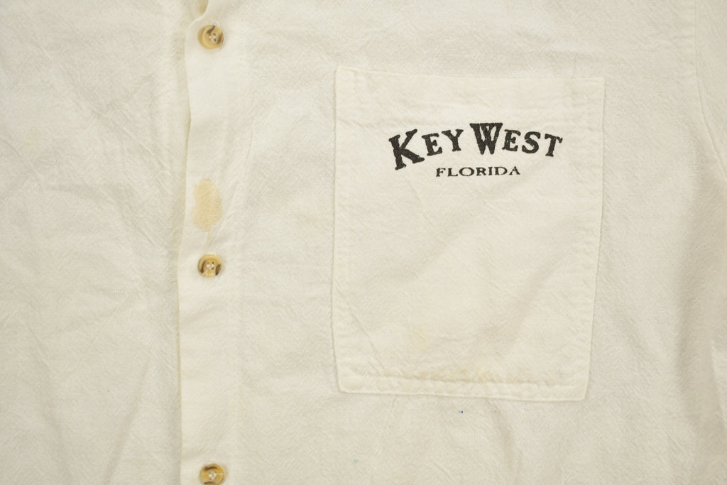 Vintage 1990s Key West Florida Short Sleeve Button Up Shirt