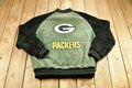 Vintage 1990s Green Bay Packers NFL Suede Letterman Jacket