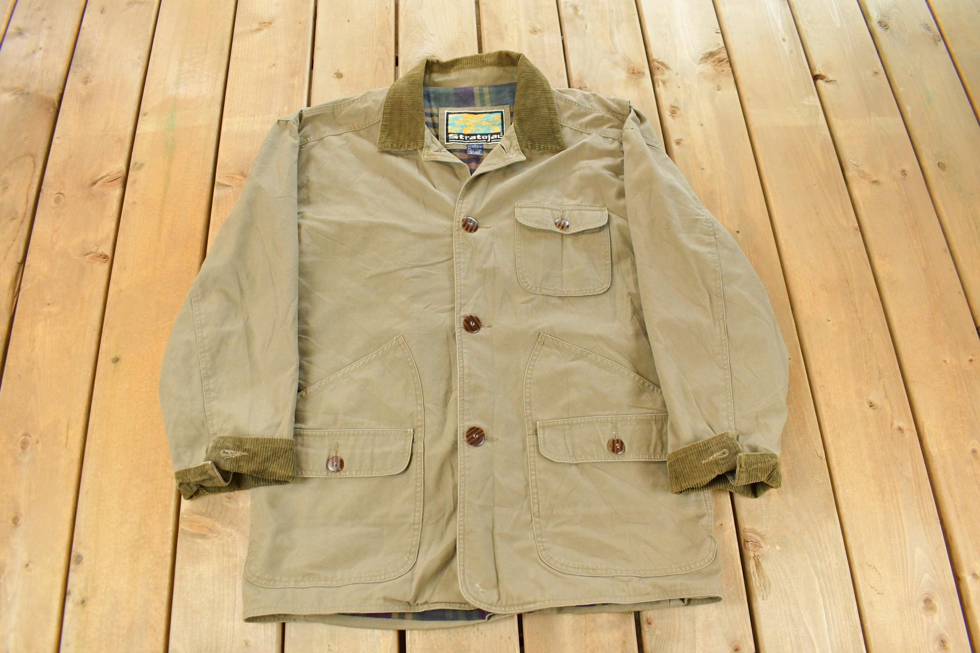 Vintage 1990s Stratojac Barn Chore Jacket Men's Large
