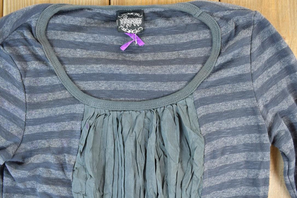 Women Vintage Vigoss Y2K Striped T-Shirt