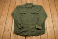Vintage 1990s Solid Flannel Button Up Shirt