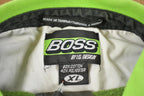 Vintage 1990s Boss Diamond Print Golf Shirt