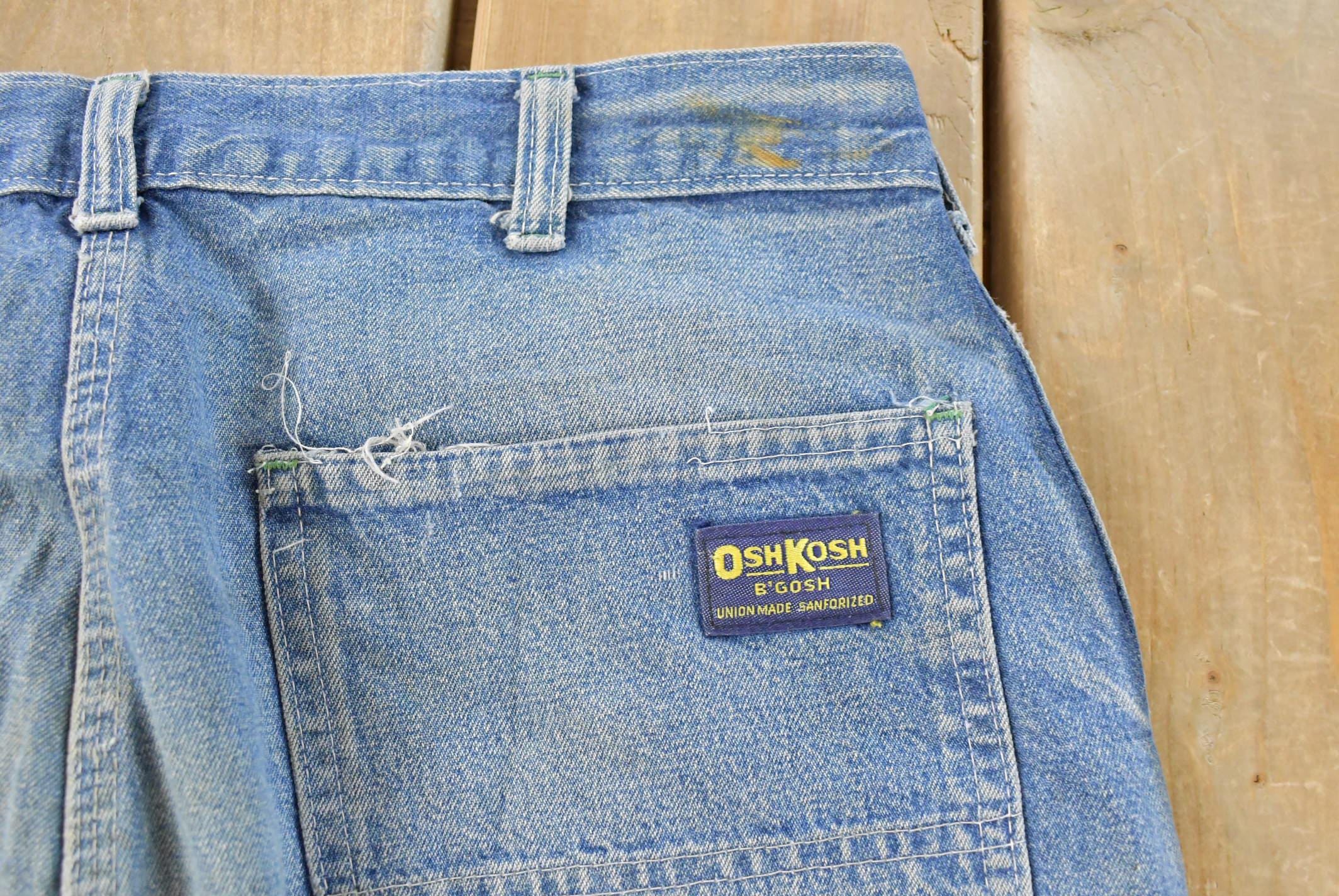 Vintage 1960s Osh Kosh B'Gosh Denim Jeans Men's 32 x 28