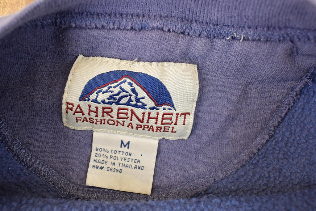 Vintage 1990s Fahrenheit Alaska Embroidered Crewneck Sweatshirt Mens L  90's Destination Sweater