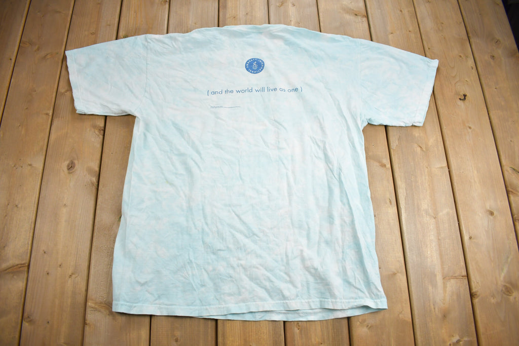 Vintage 1999 John Lennon Imagine Liquid Blue T-shirt