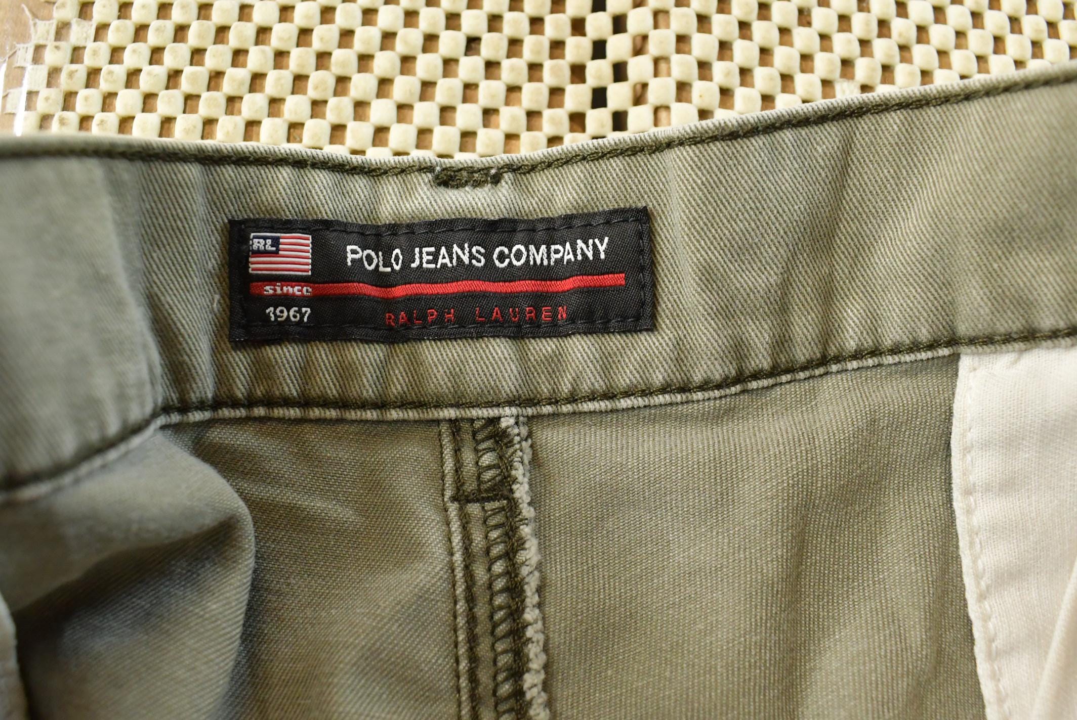 Vintage Y2K Ralph Lauren Polo Jeans Company Cargo Pants Men's 33 x 26.5 / Military Surplus / Military Pants / Vintage Cargos / Streetwear