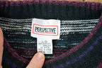 Vintage 1990s Perspective Knit Crewneck Sweater