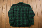 Vintage 1980s World Culture Plaid Wool Shacket