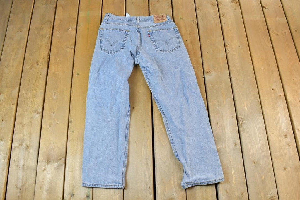 Vintage 1990s Levi Strauss Red Tab 550 Denim Jeans Size 32 x 30