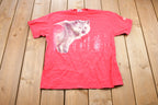 Vintage 1990s Wolf Graphic T-Shirt