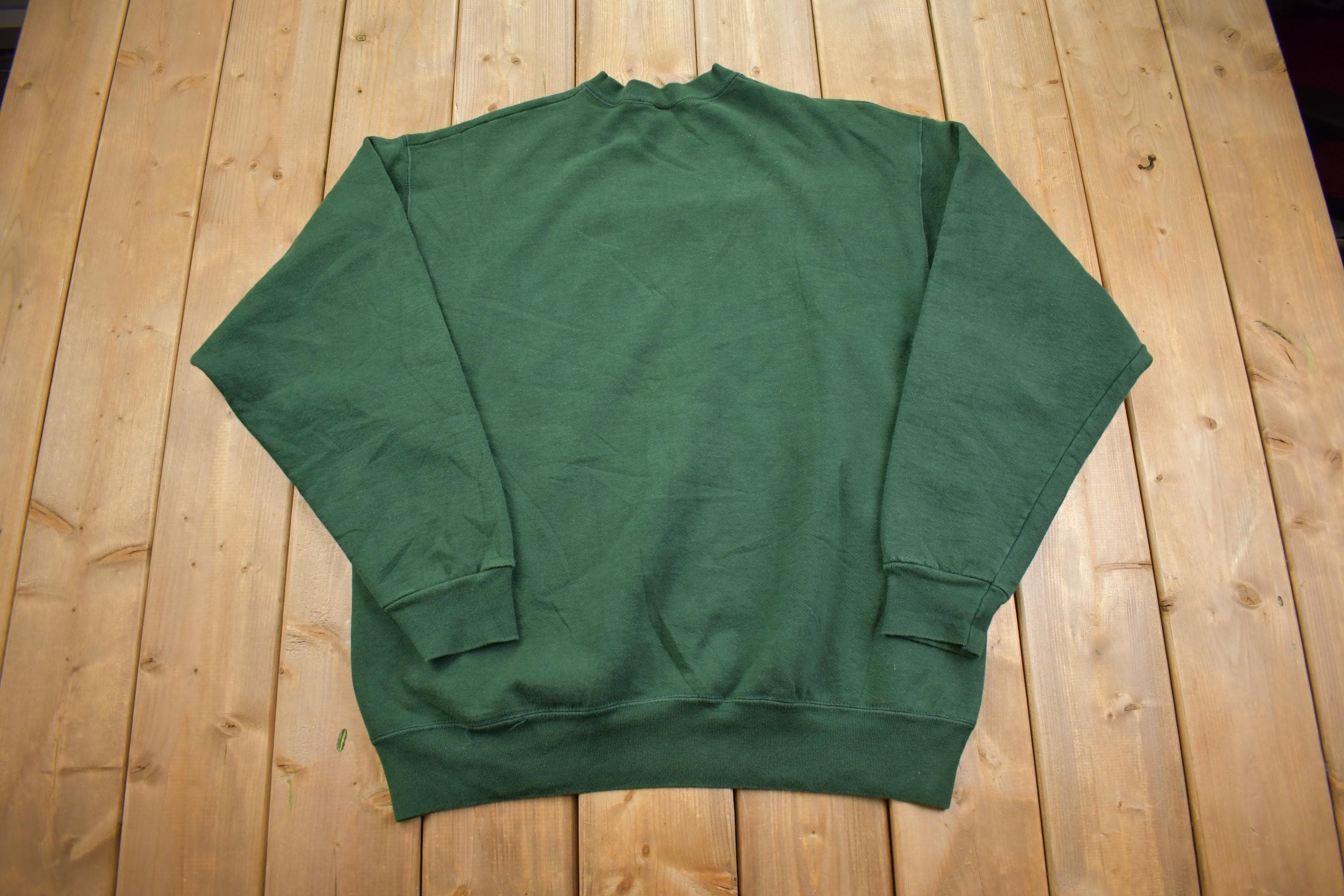 Vintage 1990s Iowa City West Band Parent Crewneck Sweatshirt Made In USA