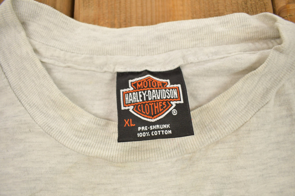 Vintage 1993 Harley Davidson Motorcycle Racing T-Shirt