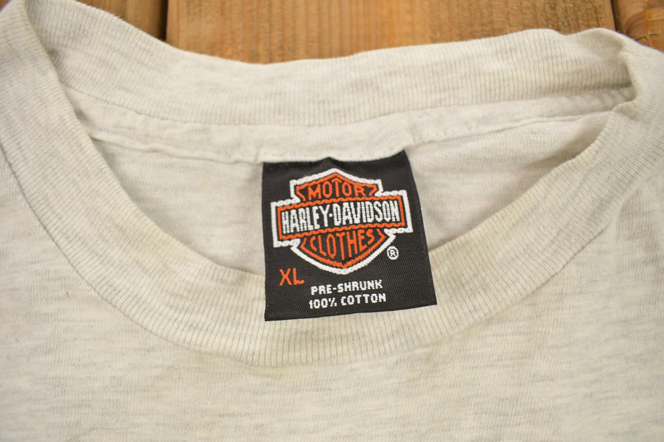 Vintage 1993 Harley Davidson Motorcycle Racing T-Shirt