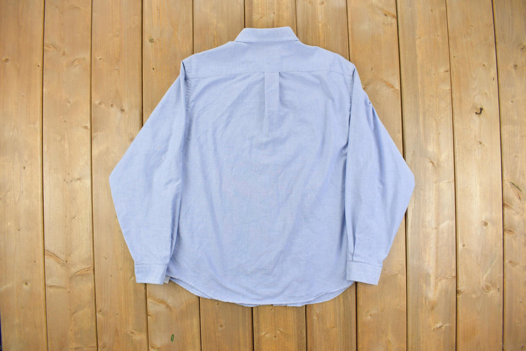 Vintage 1990s L.L. Bean Formal Button Up Shirt Made In USA