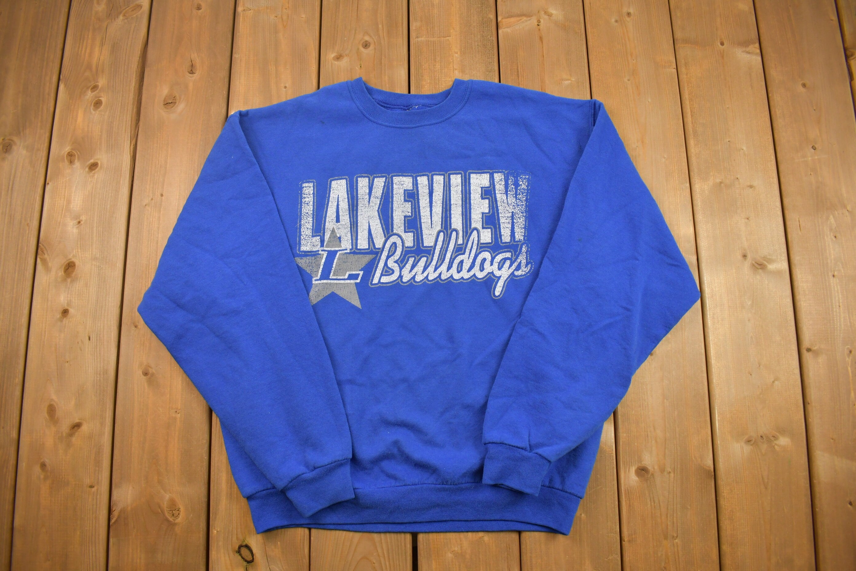 Vintage 1990s Lakeview Bulldogs Collegiate Crewneck