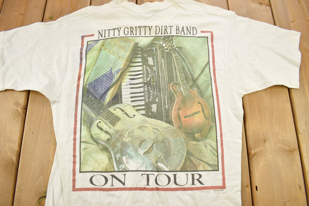 Vintage 1990s Nitty Gritty Dirt Band On Tour Band T-shirt