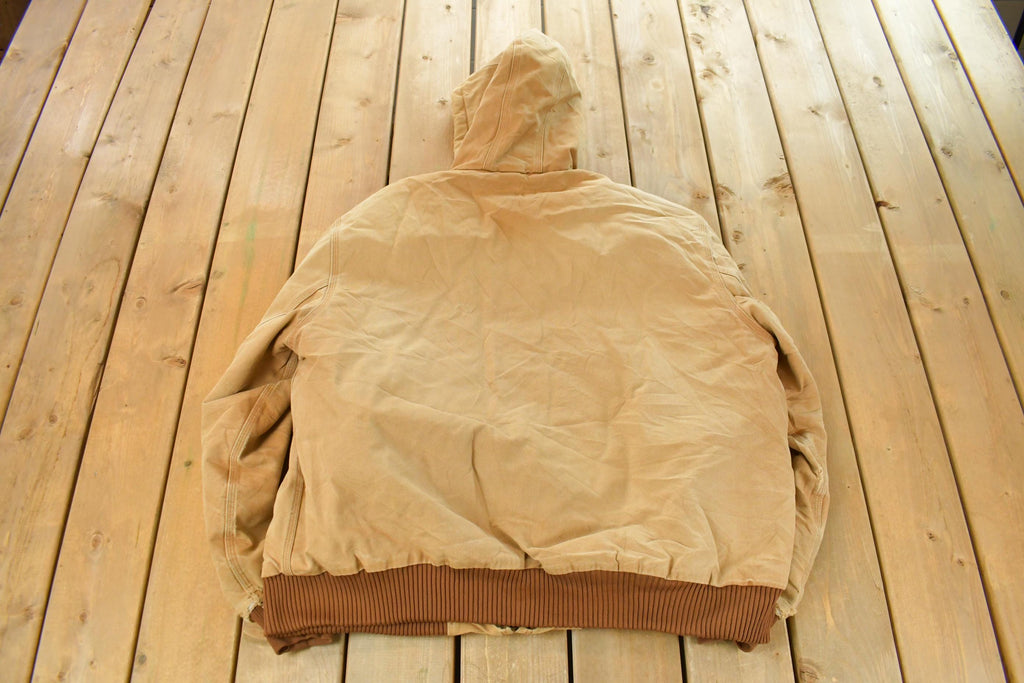 Vintage 1990s Carhartt Hooded Jacket Men's 2XL